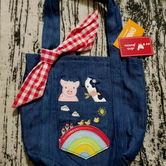 Gymboree Farming Friends Kids Purse NWT Size 3 4 5 6 7 - Picture 1 of 5